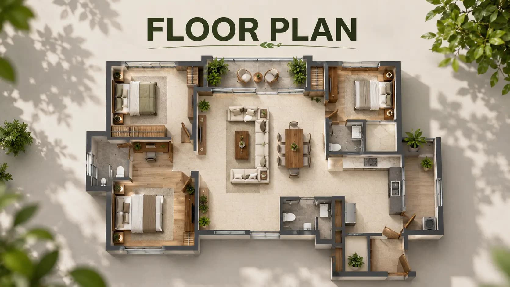 Embassy Sky Terraces Floor Plan — 3 BHK, 4 BHK & Jodi 5 BHK Layouts